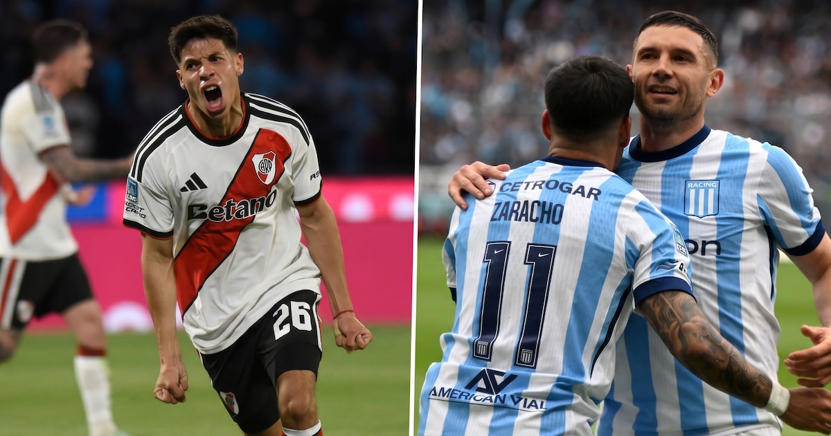 Photo: Infobae River Plate hosts Racing Club in Torneo Clausura