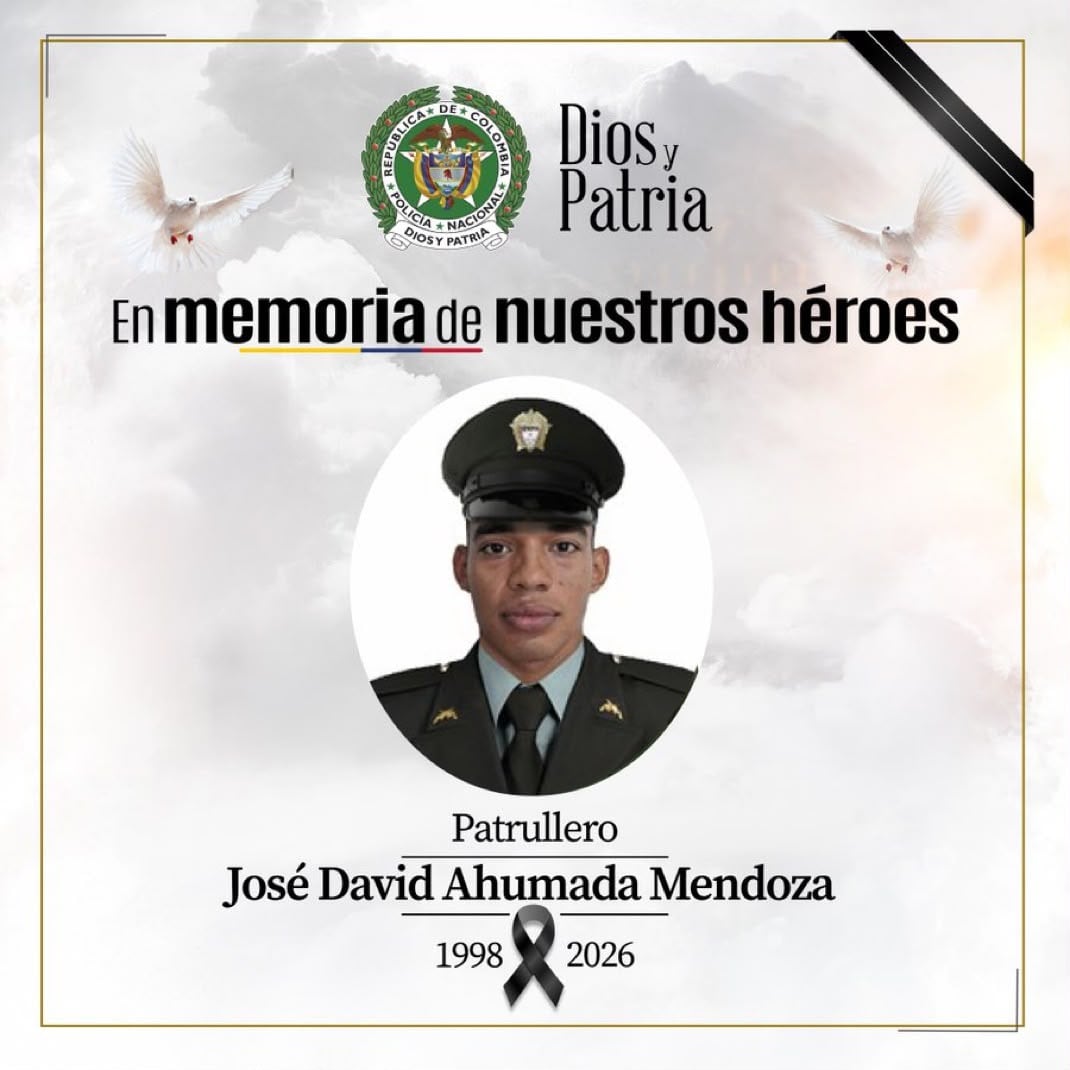 Investigan si homicidio de policía en Timbiquí hace parte de un posible plan pistola - crédito @PoliciaColombia/X