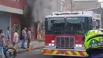 Incendio en el barrio Restrepo