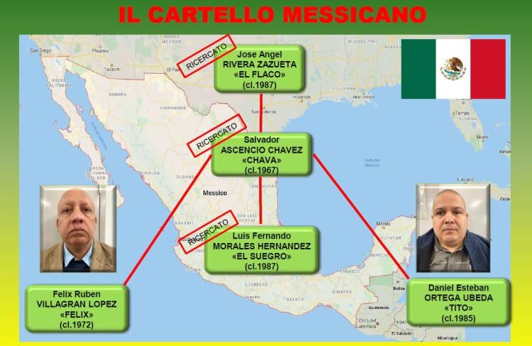 Cártel de Sinaloa en Italia (Foto: Guardia Di Finanza)