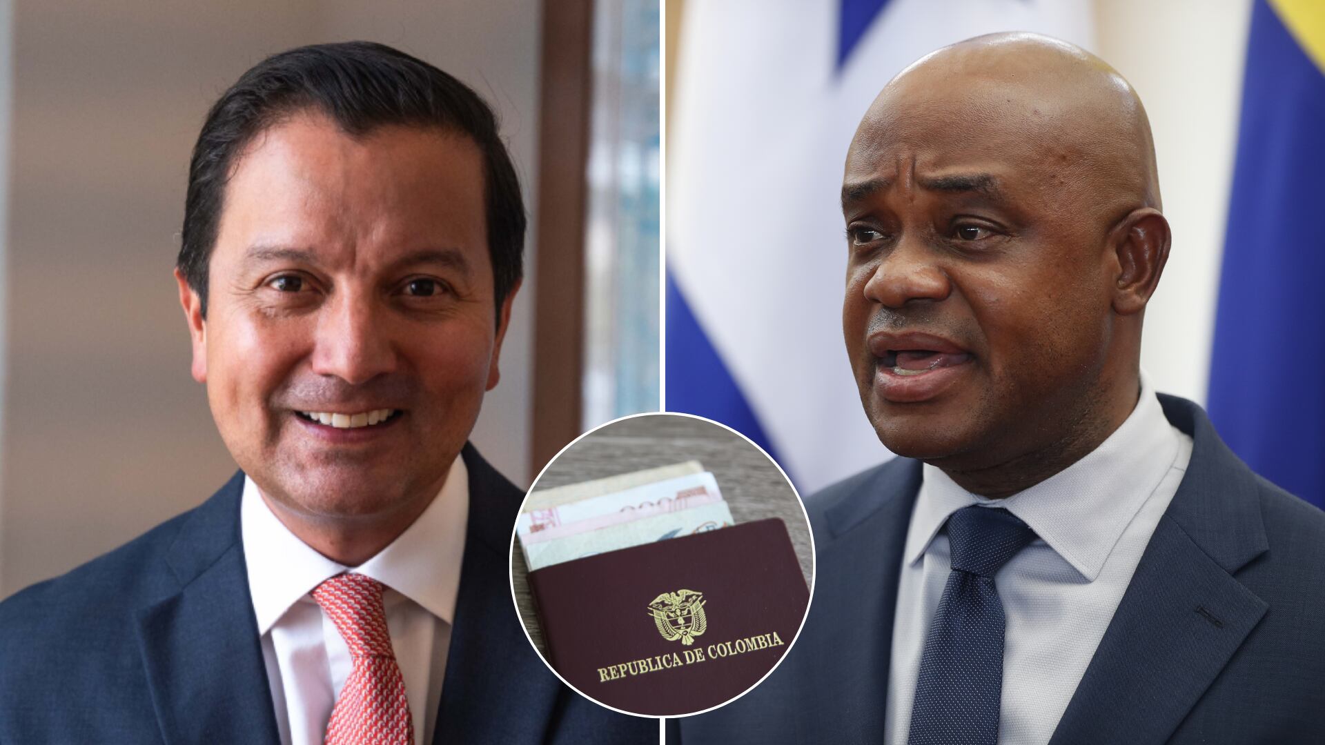 David Luna estalló contra Luis Gilberto Murillo por su “improvisación” en el tema de los pasaportes: “Hacer no es firmar decretos”