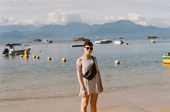 Agustina durante sus vacaciones en