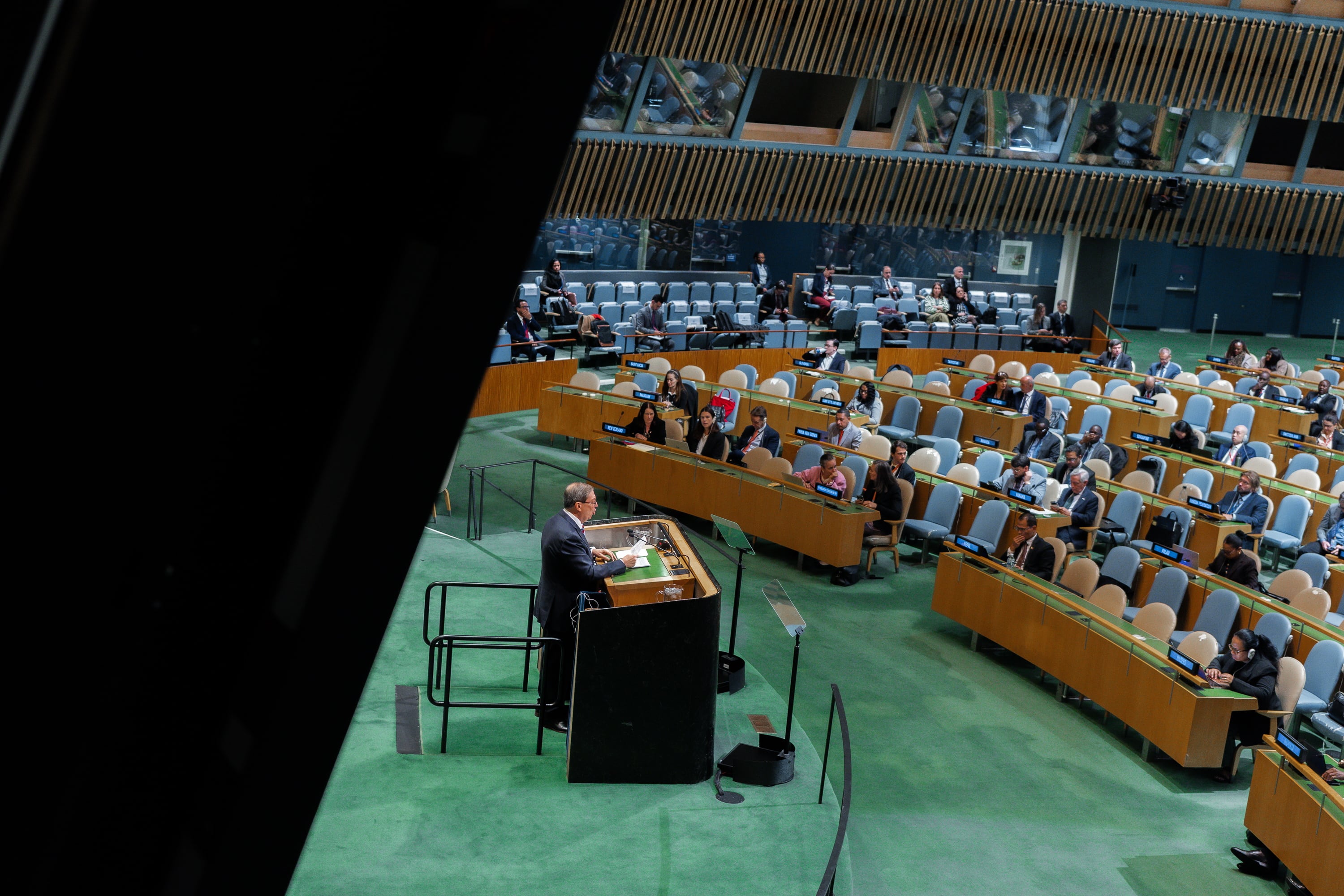 Fotografía de la Asamblea General de la ONU. EFE/Olga Fedorova