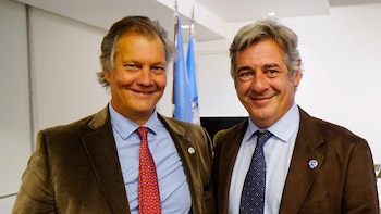 Marcos Pereda y Nicolás Pino