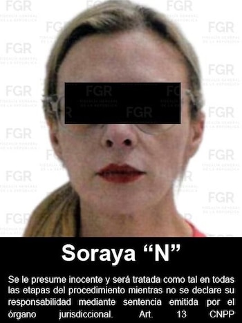 A Soraya "N" se le dictó prisión preventiva. Crédito: FGR