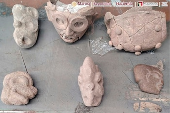 Piezas arqueológicas AICM