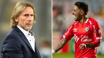 Ricardo Gareca ha ponderado el rendimiento de Alejandro Hohberg con Cienciano. - Crédito: EFE