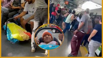 Pánico en el metro de
