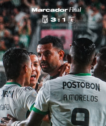 Atlético Nacional venció 3-1 a América de Cali en partido amistoso, durante la transmisión del mismo surgió el rumor del partido entre el equipo americano e Inter de Miami - crédito Atlético Nacional