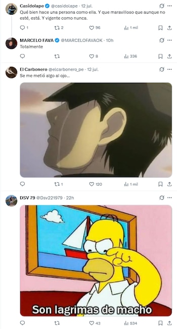 Las reacciones en X mostraron la emoción por el regreso del video de Locomotora Oliveras, con mensajes, memes y GIFs de homenaje