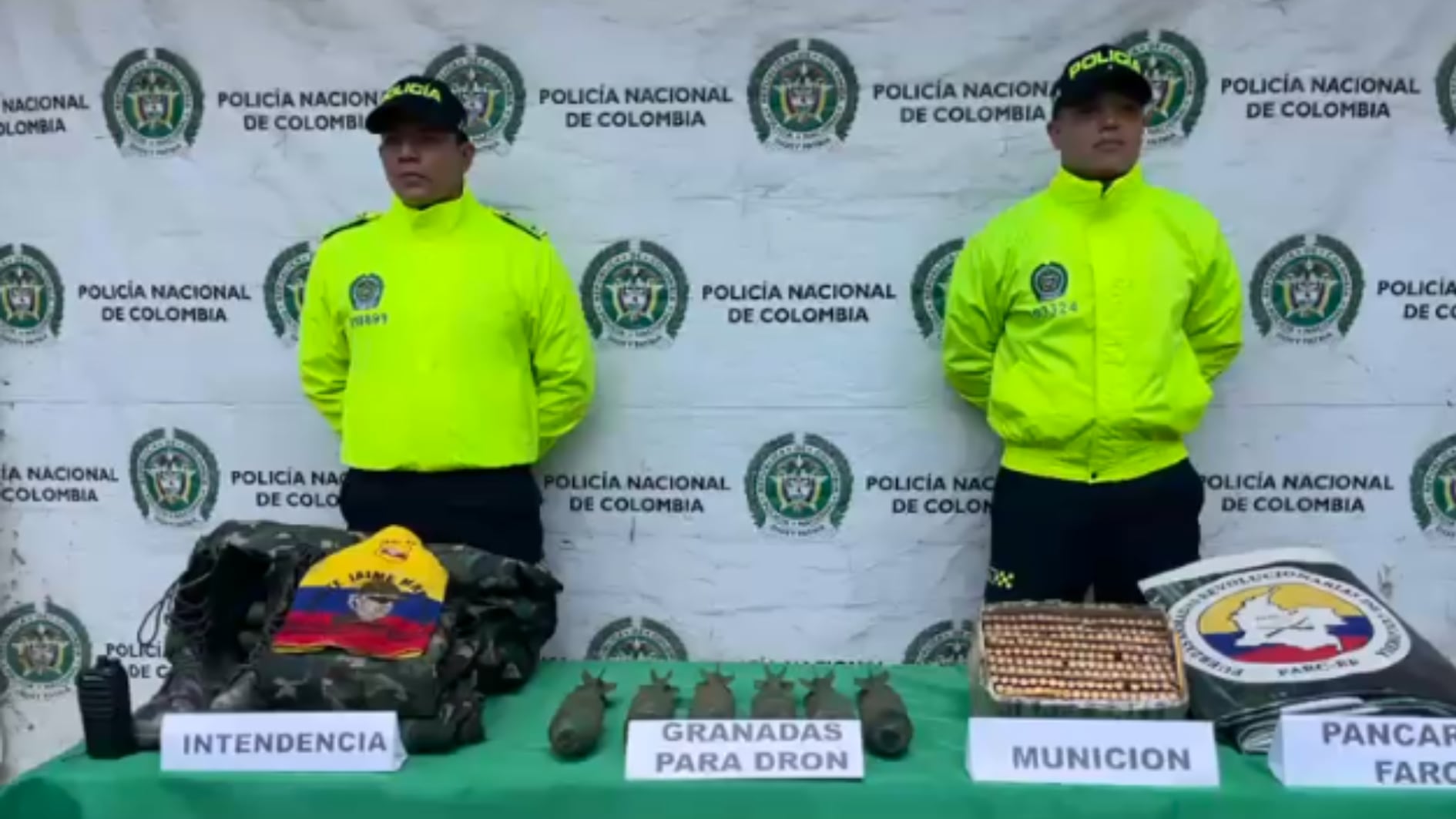 El armamento pertenecería al frente Jacobo Arena de las disidencias de las Farc - crédito Deval