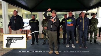 Cuánto cuesta la pistola Beretta que lleva consigo el presidente Abelardo de la Espriella durante los megaoperativos