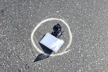 El revolver .22 largo incautado al ladrón muerto
