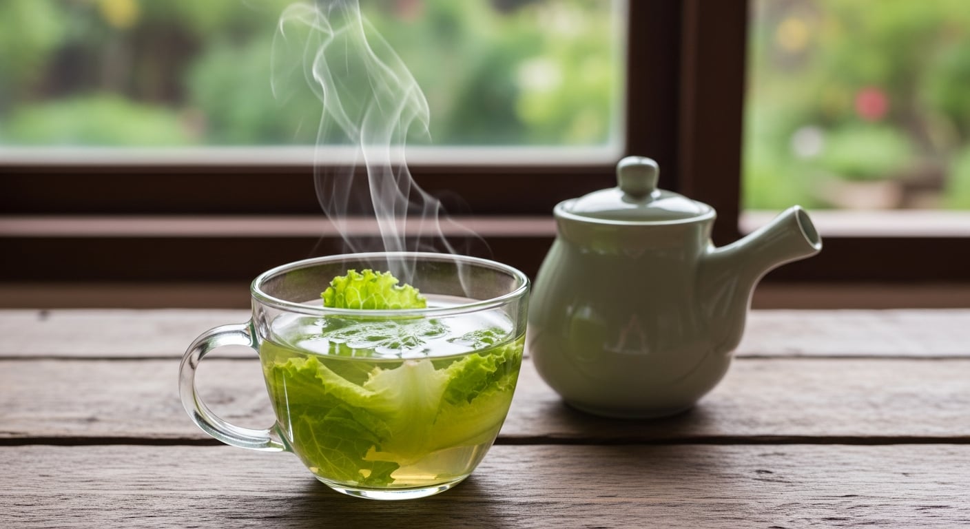 Las propiedades diuréticas y antiinflamatorias del té de lechuga pueden contribuir a la eliminación de líquidos y al alivio de molestias leves (Imagen Ilustrativa Infobae)