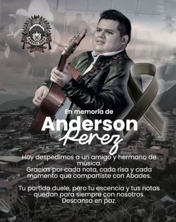 Anderson Pérez es una de las víctimas del siniestro - crédito Última hora Cauca/Facebook