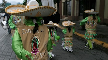 "Matachines", un grupo de personas,