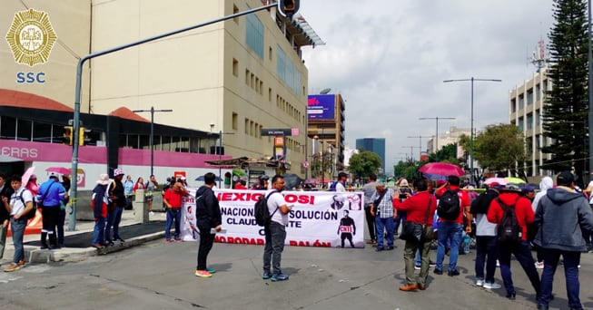 El cierre en Avenida Chapultepec y Avenida Niños Héroes, en la colonia Doctores de la alcaldía Cuauhtémoc, continúa vigente (X@OVIALCDMX)