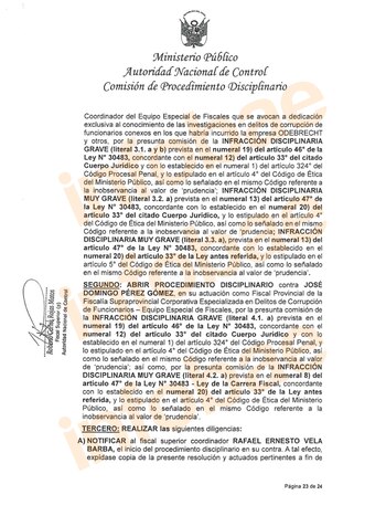 Resolución que dispone abrir proceso