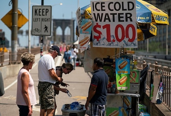 Durante las olas de calor,