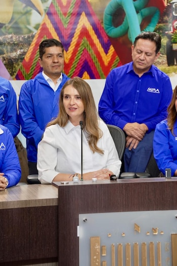 Paloma Valencia acrescenta apoio do partido Mira - crédito Campanha Paloma Valencia
