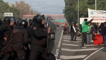 La policía tuvo que intervenir