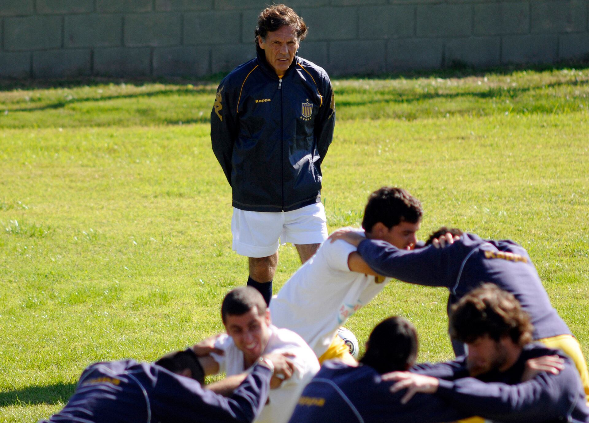 En el 2009 reapareció en el banco de suplentes de Rosario Central (Fotobaires)