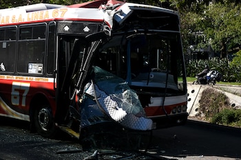 Choque Colectivos Metrobus 9 de Julio y Cordoba