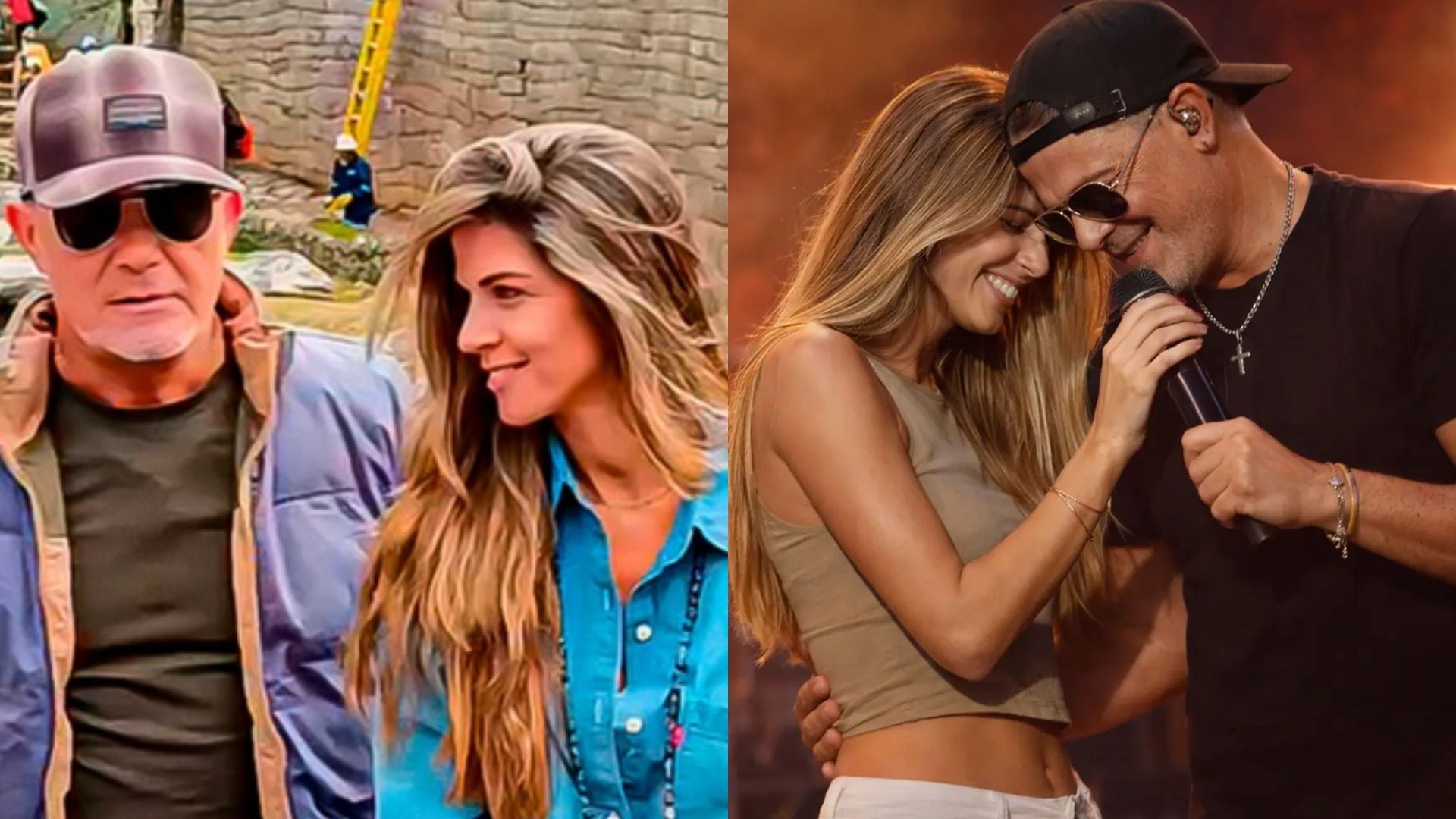 Alejandro Sanz y Stephanie Cayo viajaron juntos a Machu Picchu.