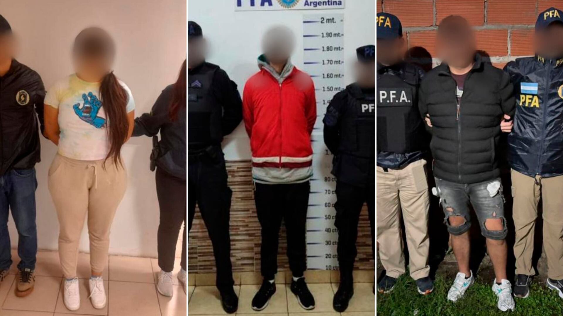 Los tres detenidos por PFA acusados de integrar una banda de motochorros