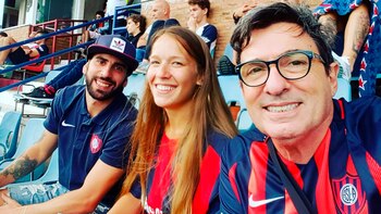 Beto César con sus ahijados