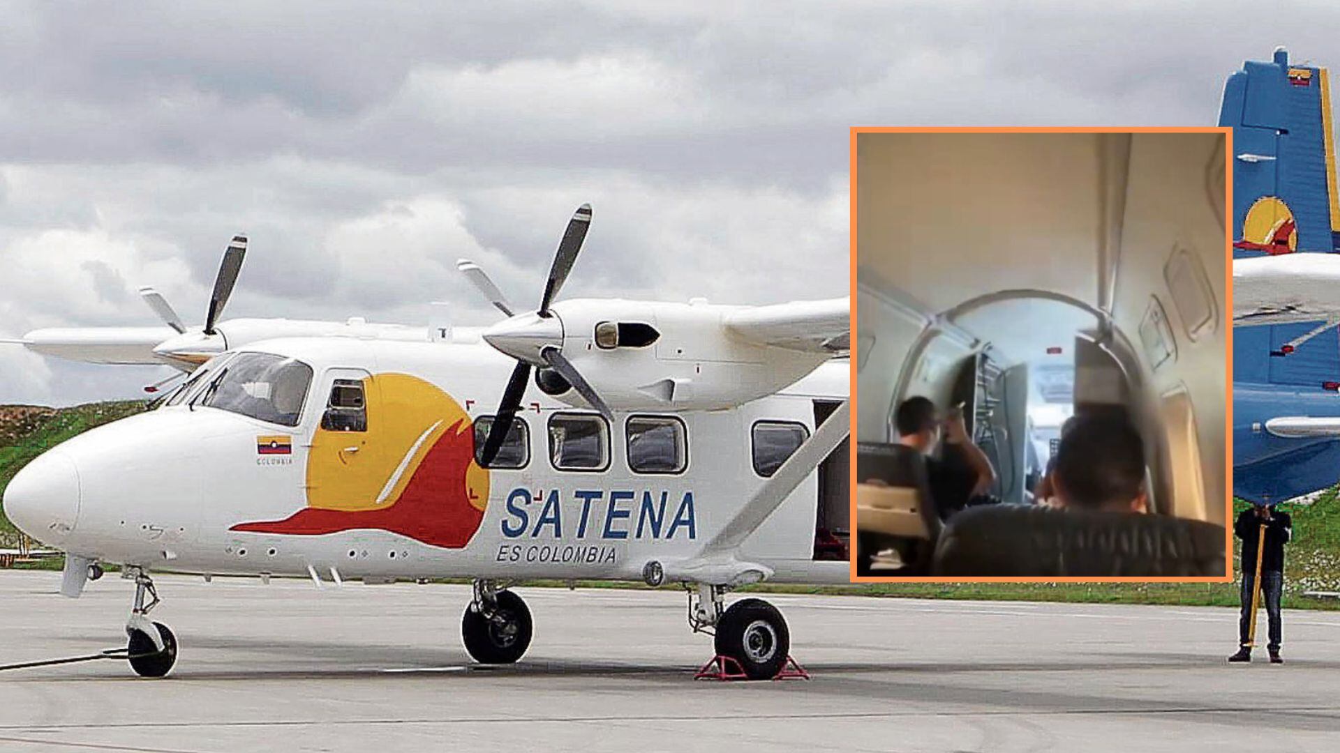 Encontraron la caja negra del avión de Satena - crédito Europa Press/Captura video