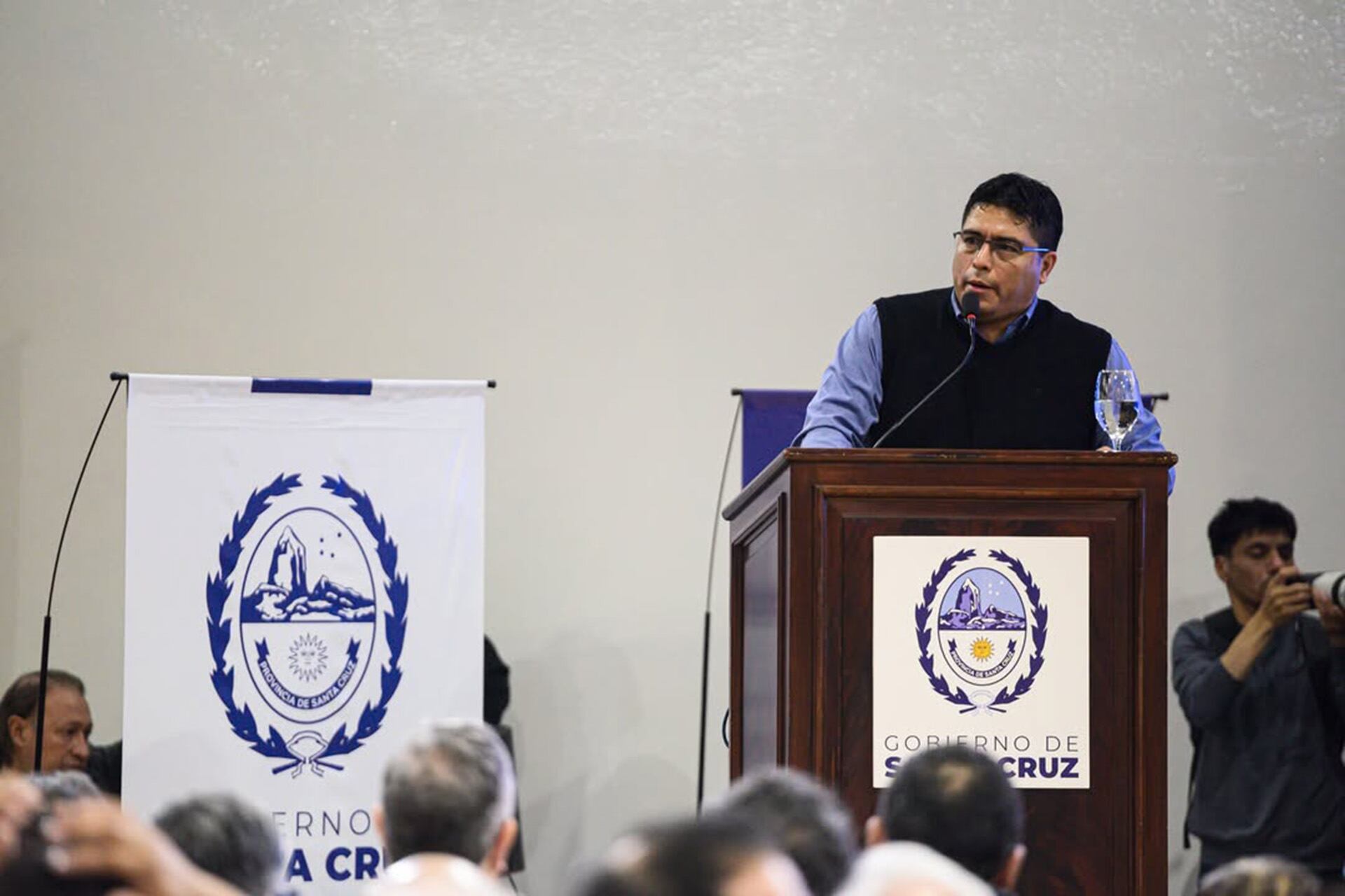 Claudio Vidal, gobernador de Santa Cruz