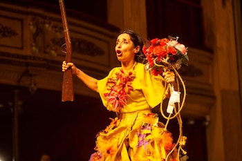 El escenario principal del teatro,