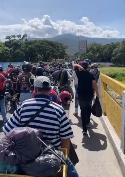 Puente fronterizo entre Colombia y Venezuela cerrado por
