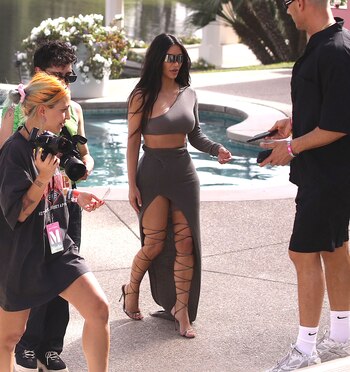 Evento exclusivo. Kim Kardashian fue