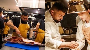 Cascajal, el restaurante de Fernandes León en Bogotá, trabaja exclusivamente con ingredientes de origen colombiano- crédito @cascajal.rest/Instagram