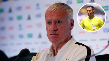 La sugerente respuesta del técnico de Francia cuando le preguntaron por la terna arbitral argentina en el duelo ante Marruecos
