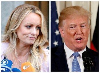 Daniels y Trump mantienen una