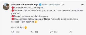 Algunos internautas reprobaron la acción,