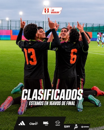Selección peruana clasificó a los 16avos de final del Mundial Sub 15 y jugará ante Italia.