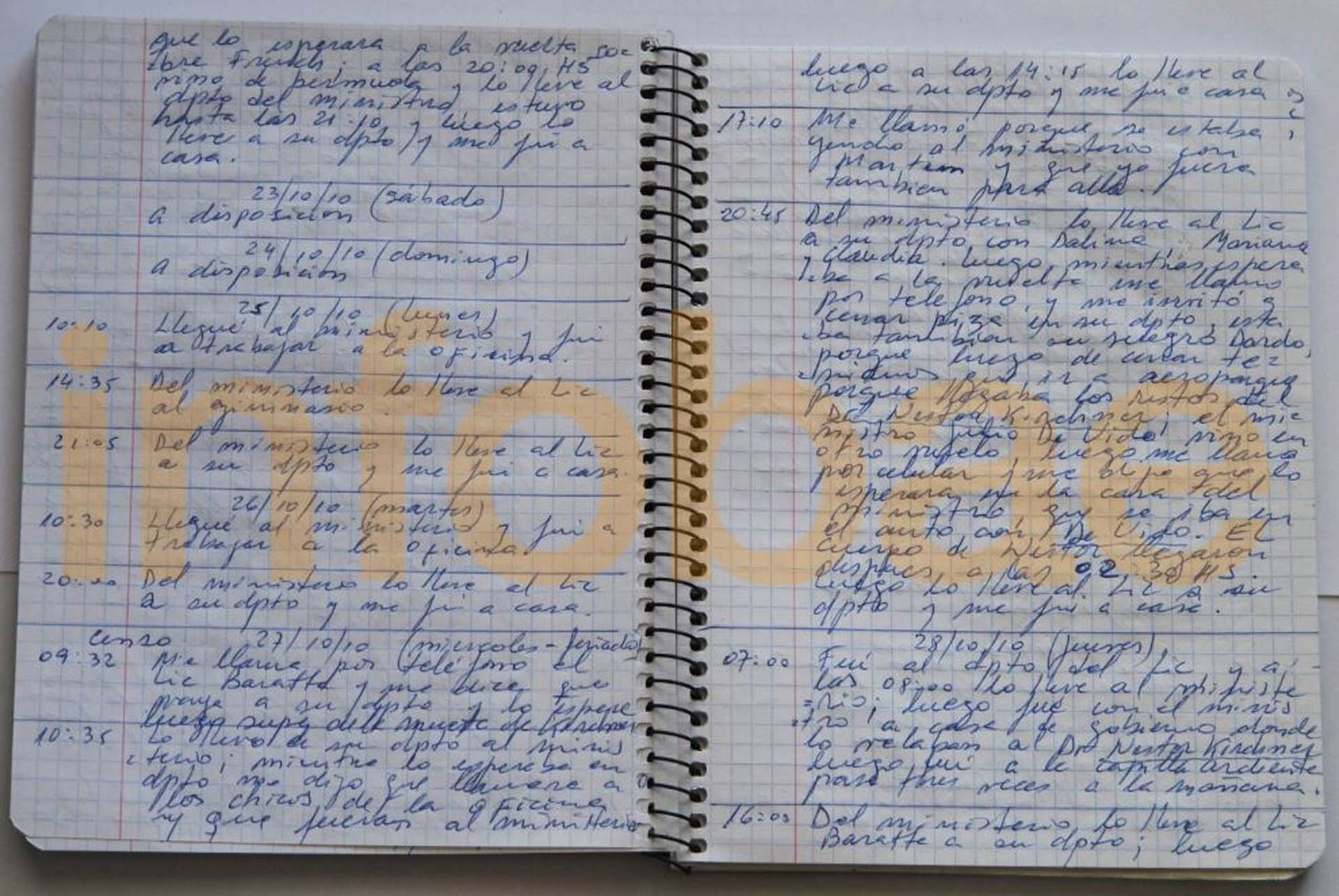 Día tras día: una muestra de los cuadernos de Centeno