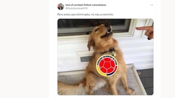 Hinchas de Colombia pidieron no "revivir" a Perú - crédito Redes Sociales