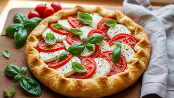 Receta de tarta caprese, rápida