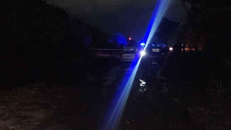 La zona donde hallaron la escena del chofer de aplicación sin vida junto a su vehículo en un camino rural (Fuente: Rosario3)
