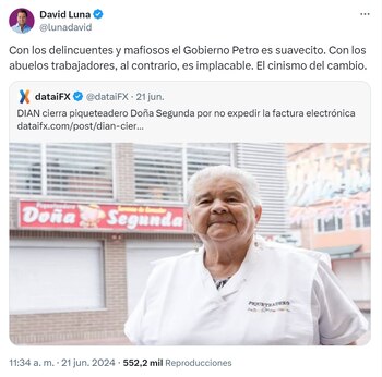 David Luna aseguró que el
