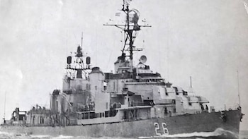 Rescate náufragos Crucero Belgrano