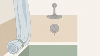 Adiós a la cortina de baño: cómo es la tendencia 2026 más práctica y elegante