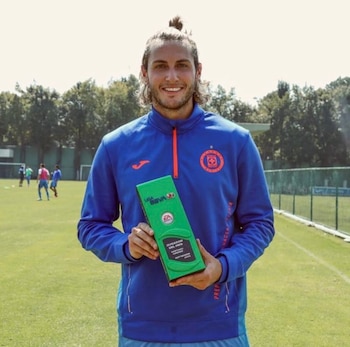 Giménez posó junto con su