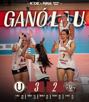 Universitario se quedó con el triunfo en la Noche de las Pumas 2026 ante Sancor Seguros.