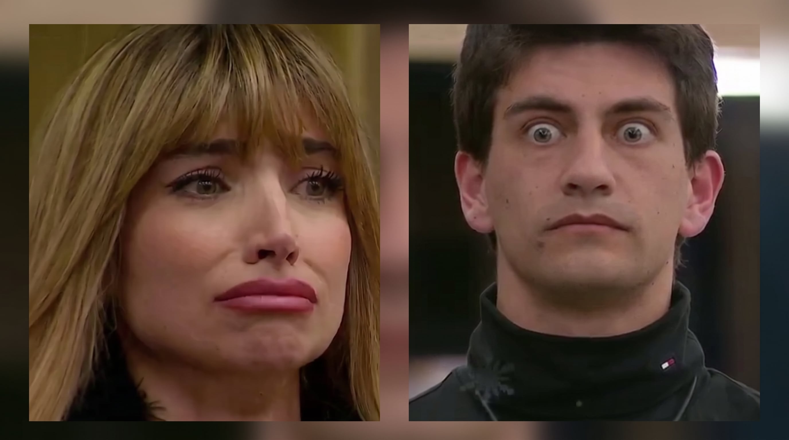 Congelados de alto voltaje en Gran Hermano: las reacciones de Sol y Hanssen por la visita de sus familiares